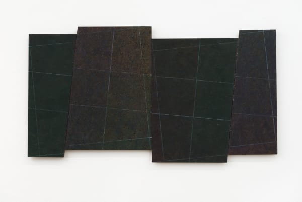 Karl-Heinz Adler 卡尔-海因茨-阿德勒, Zwei zerschnittene, in sich verschobene Quadrate, 2009