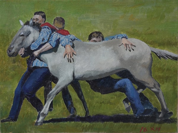 Wu Xihuang 吳曦煌, Testament of Horse Abdomen - Taming The Horse《馬腹遺書——他們想馴服這匹馬》, 2016