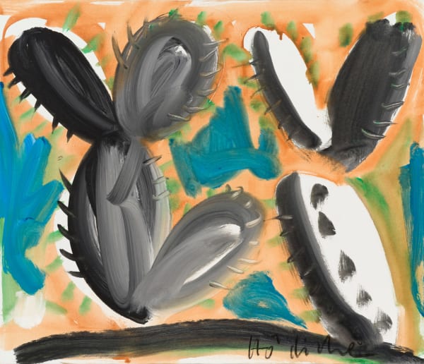 Karl Horst Hödicke 卡尔·霍斯特·霍迪克, Kakteen, 1989