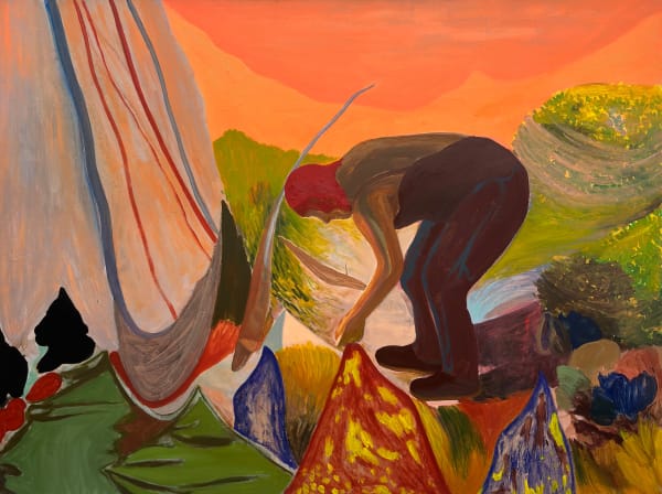 Xu Dawei 徐大衛, Orange-Red Sky橘红色的天空, 2025