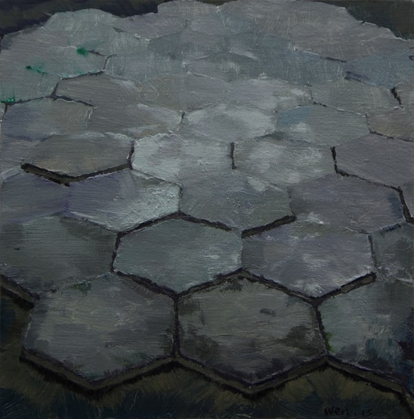 Li Yiwen 李易紋, 64 Slates 六十四塊石板, 2015
