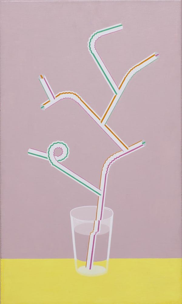 Yang Yang 楊揚, Human Inhalation Device – Plastic Plant · Steadily Rising 人間吸具之節節高, 2019