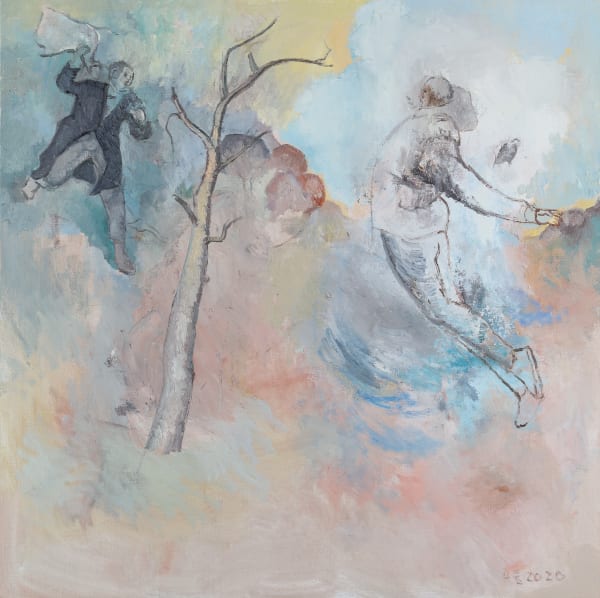 Huang Liyan 黄立言, The Scarecrow and the Bird Soothsayer 稻草人和鸟卜者, 2019-2021