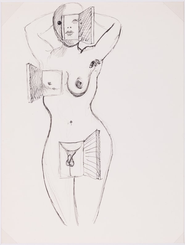 Salvador Dali, Nu debout aux Fenêtres, 1937