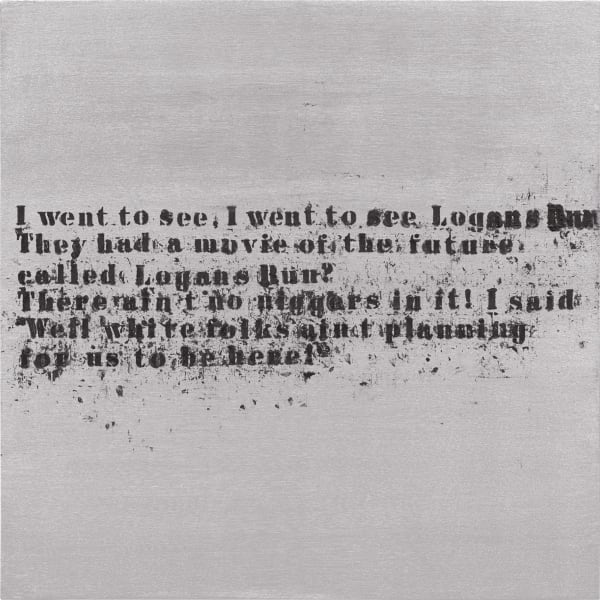 Glenn Ligon, The Future #1, 2004