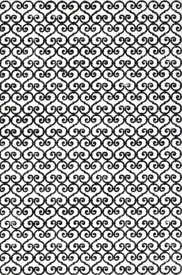 Christopher Wool Untitled, 1987 Alkyd and flash on aluminium 182.8 x 121.9 cm. 71 15/16 x 48 in.