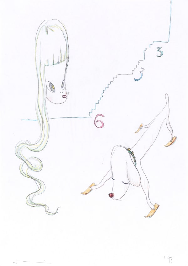 Yoshitomo Nara, Untitled (Nara D-1995-112), 1995