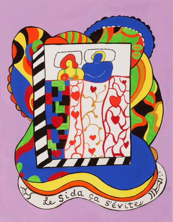 Niki de Saint Phalle, Le Sida ça s'évite, 1987