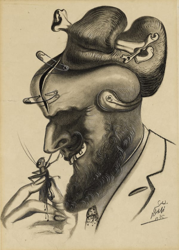 Salvador Dalí, Dessin pour American Weekly, 1935