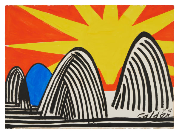 Alexander Calder, Jaillissement, 1974