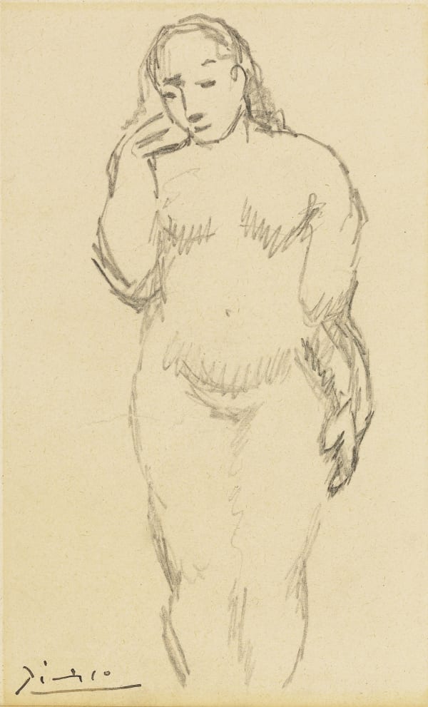 Pablo Picasso, Nu debout, c.1905