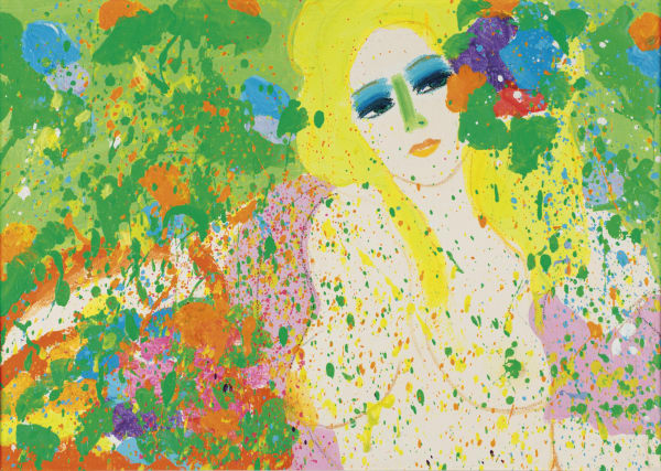 Walasse Ting, I Bring You a Spring, 1971