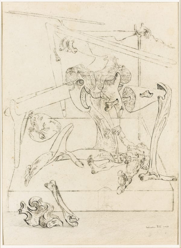 Salvador Dalí, Study for Les Chants de Maldoror, 1933