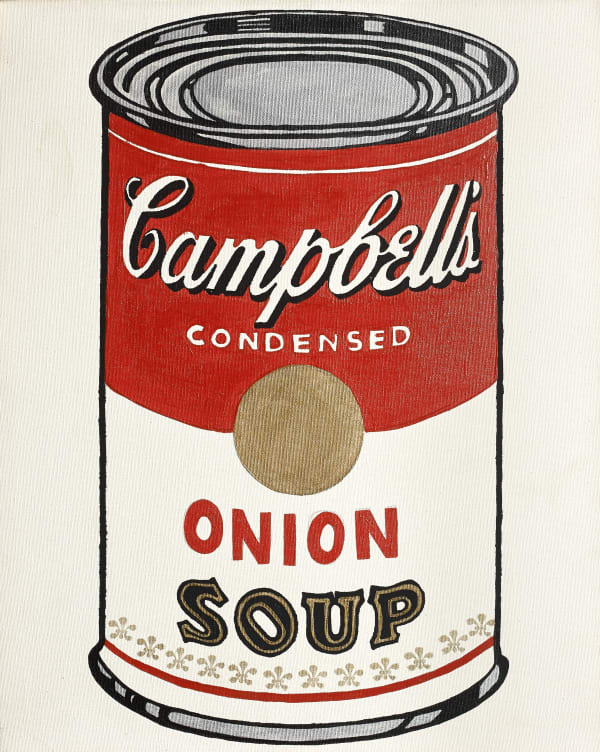 Mike Bidlo, Campbell's Onion Soup, c.1984-86