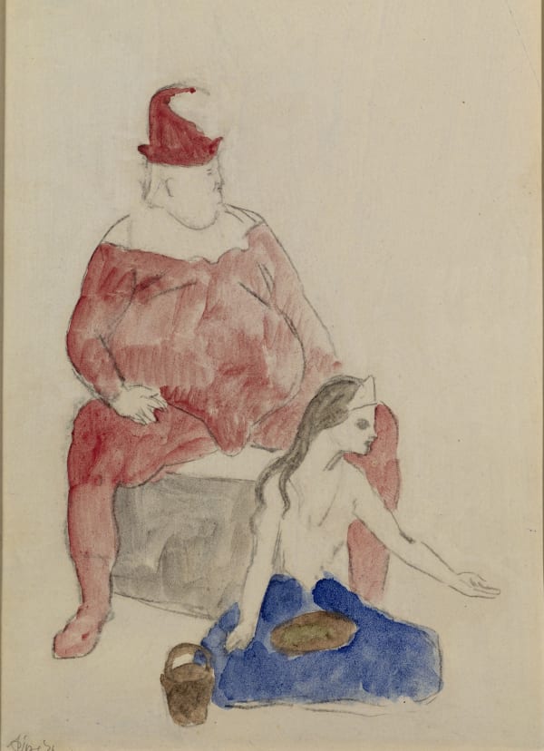 Pablo Picasso, Saltimbanque et Jeune Fille, 1905