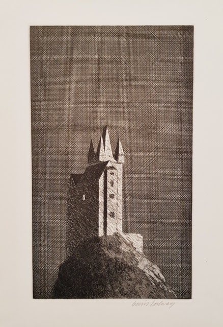 David Hockney, The Haunted Castle, 1969