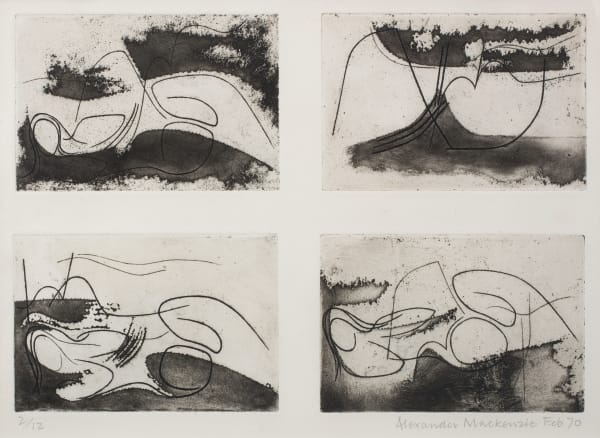 Alexander Mackenzie, Untitled (4 Fields), 1970
