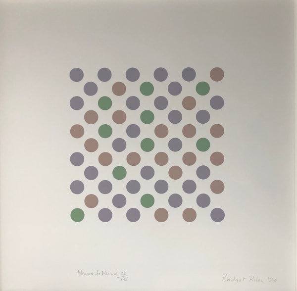 Bridget Riley, Measure for Measure, 2020