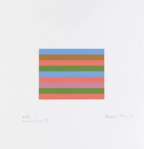 Bridget Riley, Vista, 2017