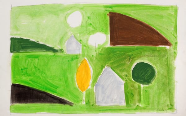 Peter Kinley, Study for Hills , 1973