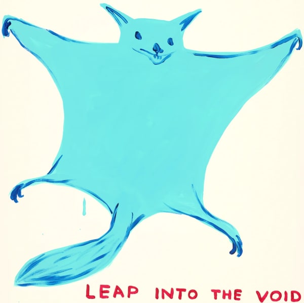 David Shrigley, Leap into the Void, 2023