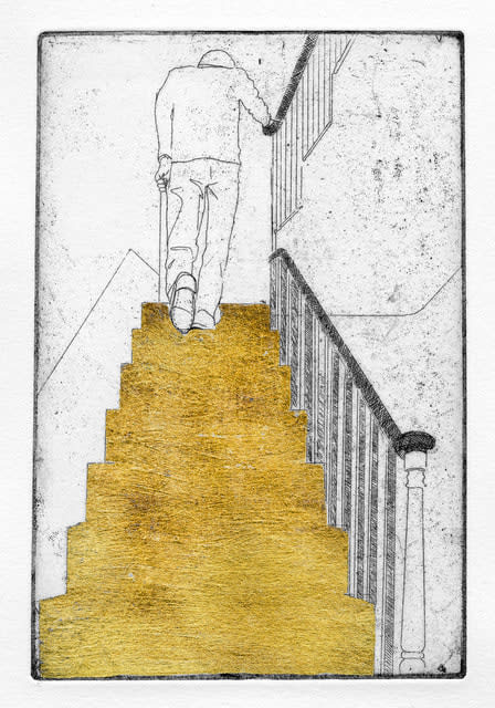 Alexander Massouras, Upstairs (and those were gilded too) (The Gilderbook 9), 2011