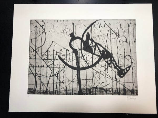 William Kentridge, Zeno Writing 2 : 4 - Prosthetic leg, 2003