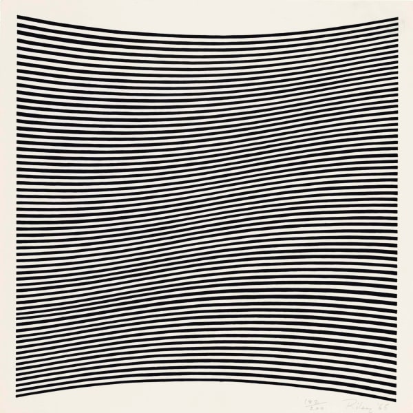 Bridget Riley, Untitled (La Lune en Rodage), 1965