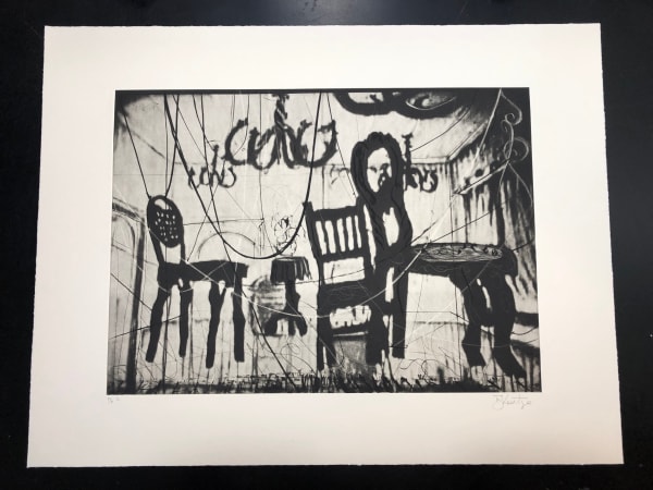 William Kentridge, Zeno Writing 2 : 2 - Chairs, 2003