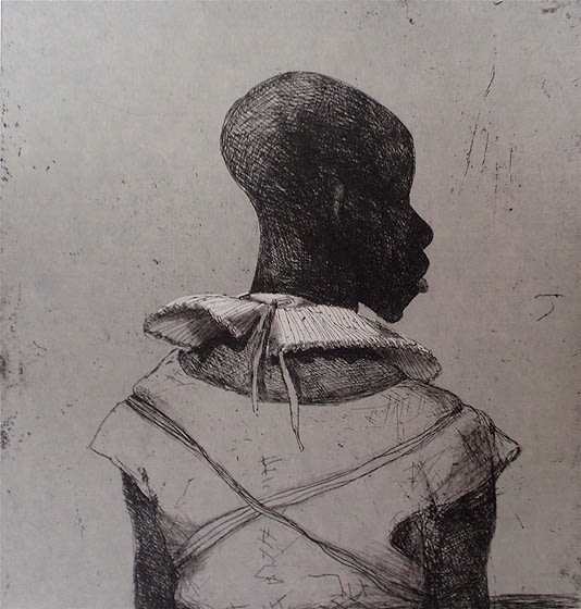 Marcelle Hanselaar, White Collar Black Man- Grey Ground, 2013