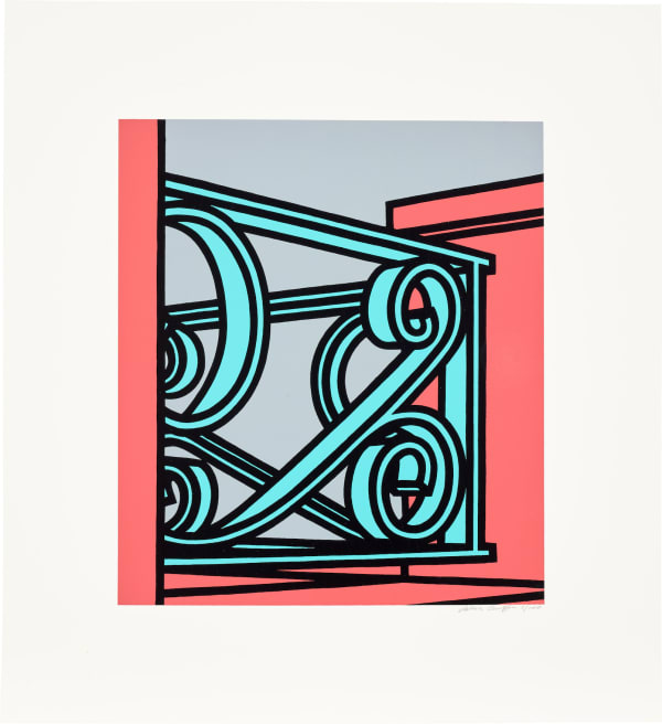 Patrick Caulfield, Ah! Storm clouds rushed from the Channel coasts, 1973