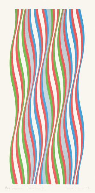 Bridget Riley, Red Dominance, 1977