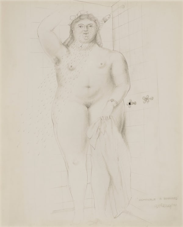 Fernando Botero, Homenaje a Bonnard, 1970