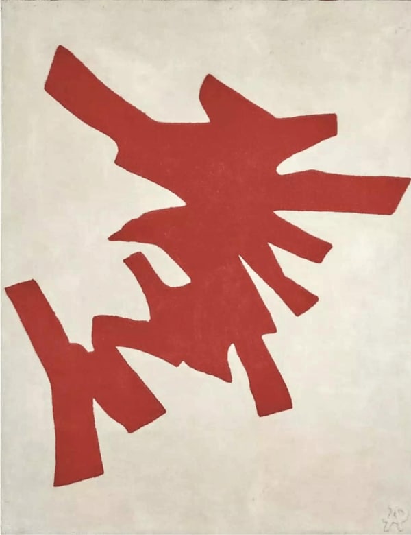 Alicia Penalba, Tapis Scarabée rouge (Red beetle), Ca. 1980s