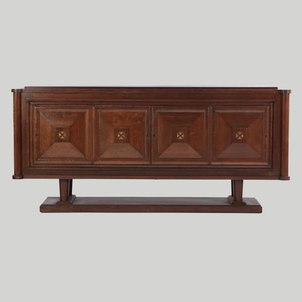 French Oak Sideboard with Bronze Mounts