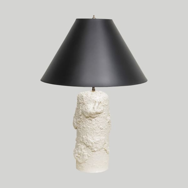 French Bespoke Porcelain Luna Lamp