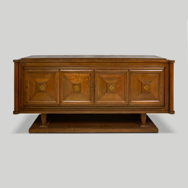 French Oak Sideboard with Bronze Mounts
