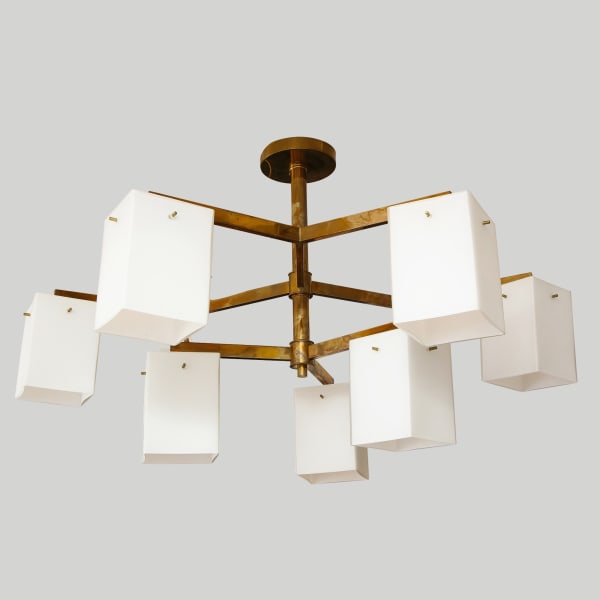 Custom Sculptural Jules Lighting Fixture