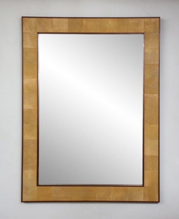Custom Rectangular Shagreen Mirror
