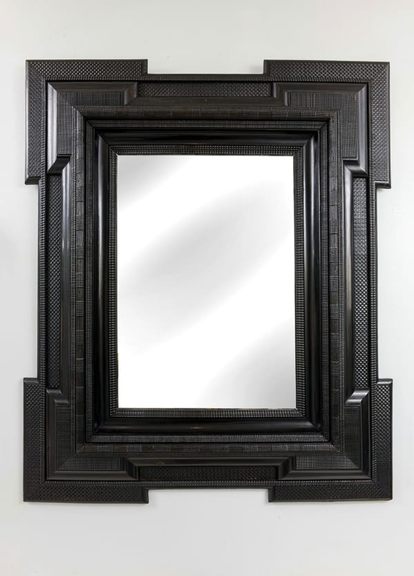 Northern Italian Hand-Carved Mirror in the Baroque Manner