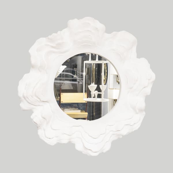 Custom Circular Plaster Mirror