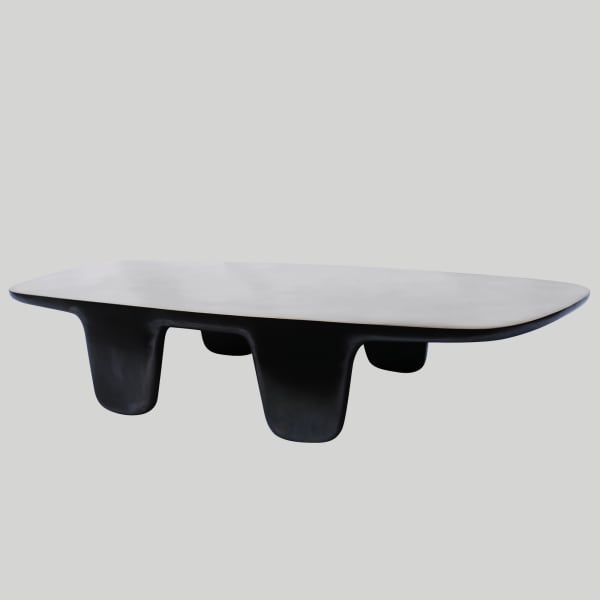 Sculptural BoBo Brass Coffee Table