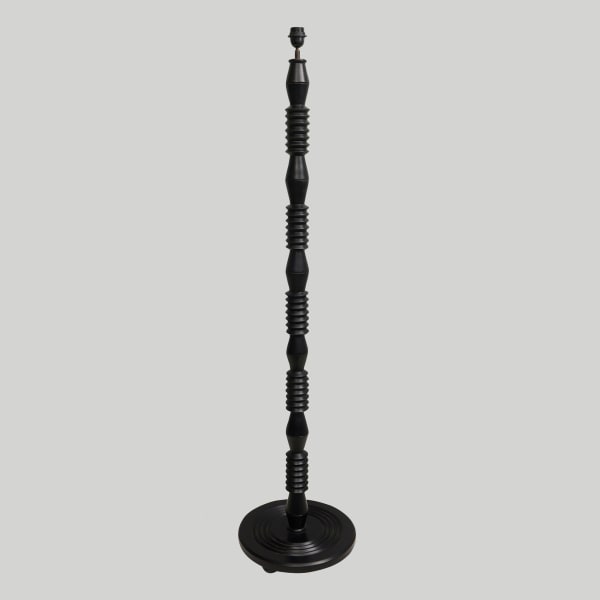 French Ebonized Floor Lamp