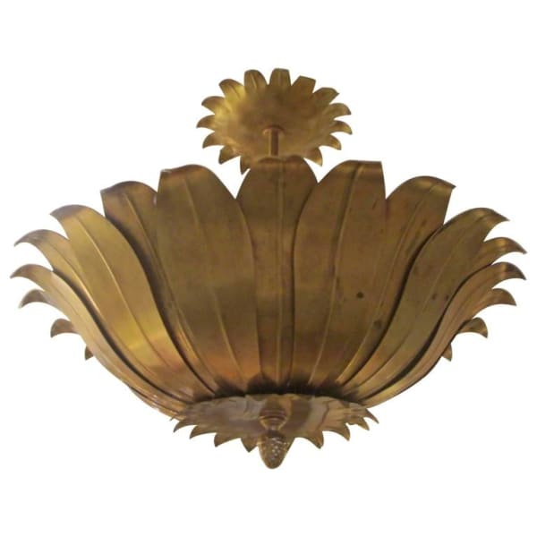 Custom Foliage Brass Fixture