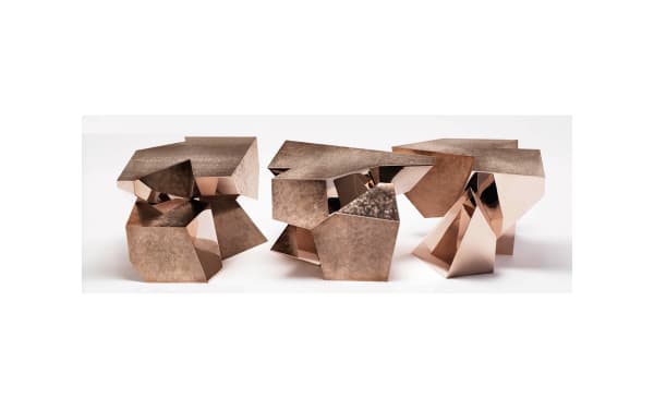 Small Quartz Low Table Set of Three