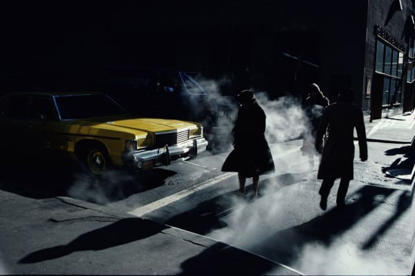 Ernst Haas Crosswalk, New York City Tirage chromogène posthume Dim. papier: 76 x 101 cm