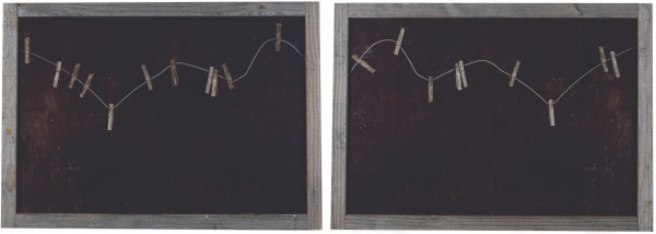 Pascal Kern Sculpture Diptyque, tirages Cibachrome contrecollés sur aluminium, encadrement bois