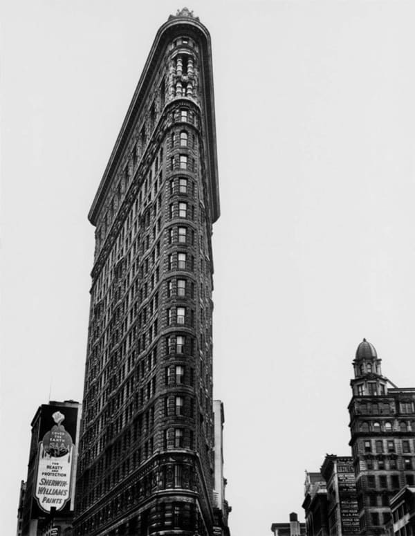 Berenice Abbott, Flatiron Building, Broadway and Fifth Avenue, New York, 1938