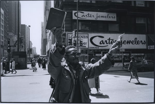Tom Arndt, Street Preacher, Chicago, 2001