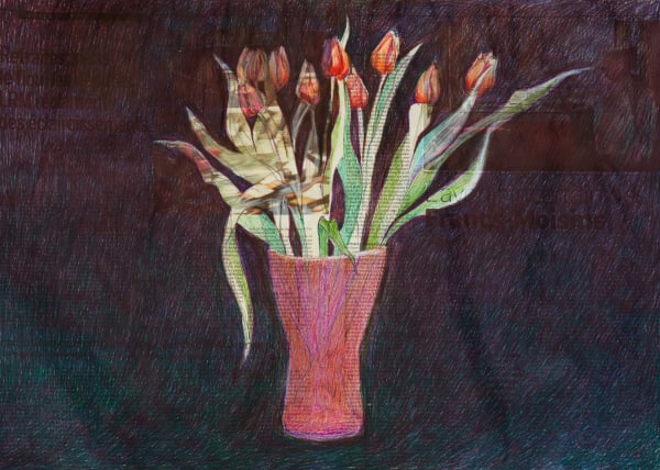 Paul Pouvreau, Tulipes N°3, 2020-21